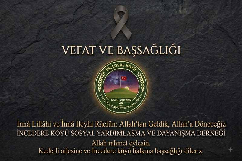 incedere köyü derneği